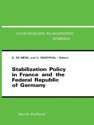cover image of Stabilization Policy in France and the Federal Republic of Germany